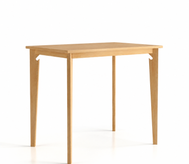 Mange debout wood 120x80 4 pieds